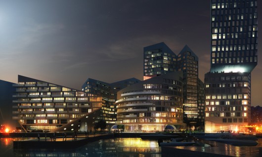 View of Waterfront. Image Courtesy of Louis Paillard Architects