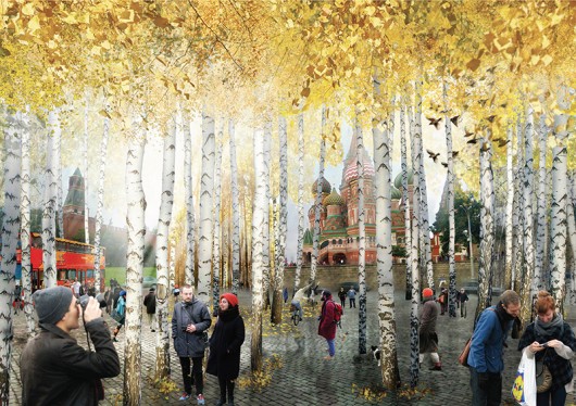 Entrance from the Red Square - Diller Scofidio + Renfro's winning proposal. Image Courtesy of KB Strelka