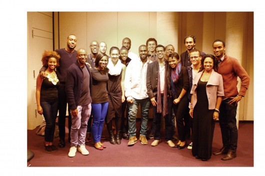 Kim Kardashian snapped a photo of the AASU's meeting with Kanye West. Image © Kim Kardashian