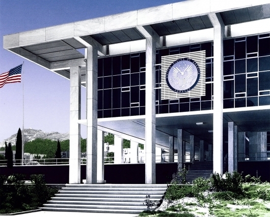 Embassy of the United States in Athens, Greece. Image Courtesy of OBO