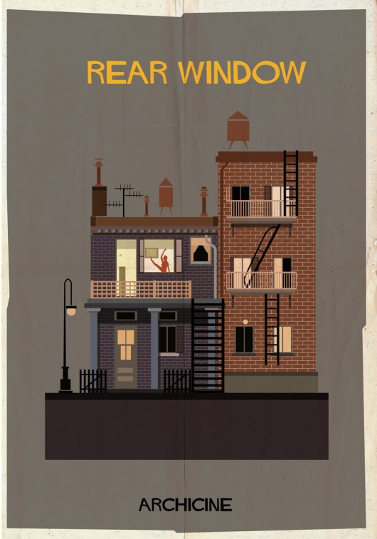 Rear Window. Directed by Alfred Hitchcock. Image Courtesy of Federico Babina