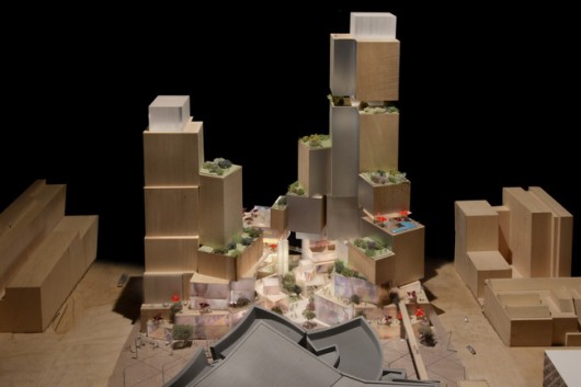 First images released of Gehry’s Grand Avenue scheme for Los Angeles.. Image