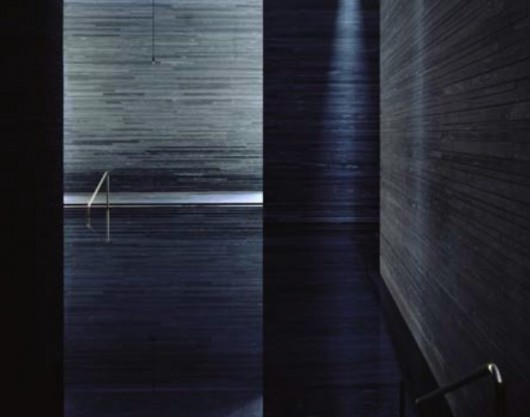 Interior shot of the Therme Vals. Image © Helene Binet