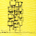Z Design Building / Amir Mann–Ami Shinar Architects and Planners Sketch