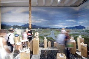 The Japan Pavilion at the Venice Biennale showed some of the disaster reconstruction work. . Image © Nico Saieh