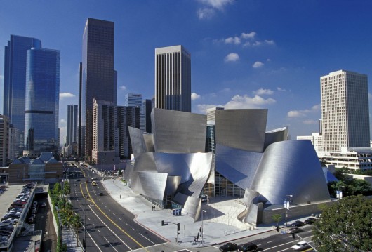 The Walt Disney Concert Hall, Los Angeles. Image © Gehry Partners, LLP