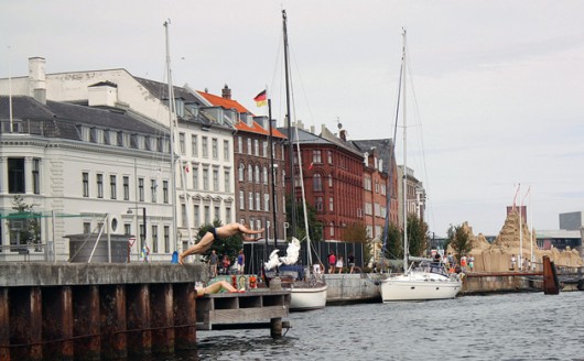 Swimming in Copenhagen. Image Courtesy of Arup Connect