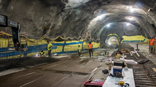 New deep Second Avenue Subway tunnel. Image Courtesy of Arup Connect