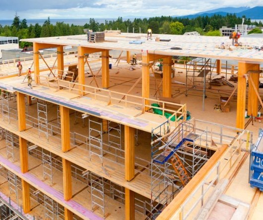 Construction of Earth Systems Sciences Building, University of British Columbia. Image Courtesy of Arup Connect
