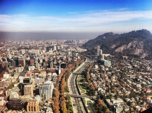 Santiago, Chile took the top spot on the list. Image Courtesy of Plataforma Urbana