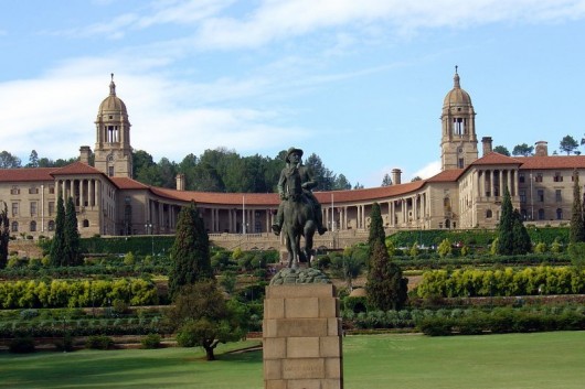 The Union Building in Pretoria, South Africa.. Image Courtesy of Wikimedia Commons User Davinci77