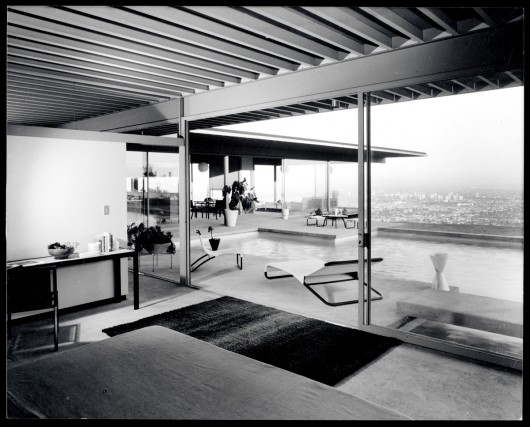 The oft-photographed house (this shot was taken by the legendary Julius Shulman) is one of ten Case Study Houses just added to the National Register of Historic Places after a decade-long effort by the Los Angeles Conservancy. The house is open for tours. Image Courtesy of J. Paul Getty Trust/Julius Shulman Photography Archive, Research Library at the Getty Research Institute