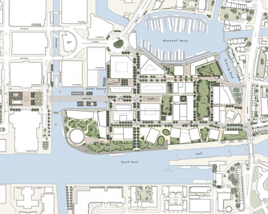 Proposed Site. Image Courtesy of Canary Wharf Group plc