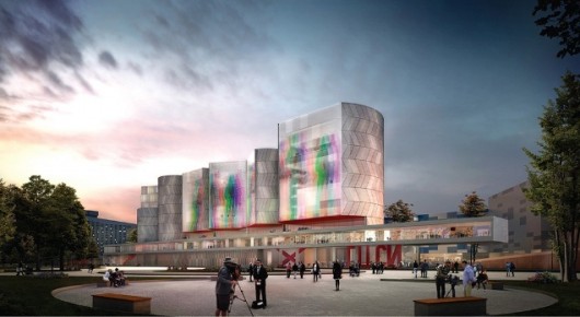 Nieto Sobejano Arquitectos' NCCA proposal. Image Courtesy of NCCA