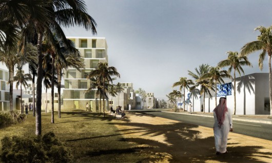 Mixed Use Neighborhood. Image Courtesy of RRC Studio