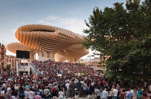 Metropol Parasol; J. Mayer H. Architekten. Image Courtesy of Urban Living Awards