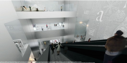 Heneghan Peng Architects' Winning NCCA Proposal. Image Courtesy of NCCA