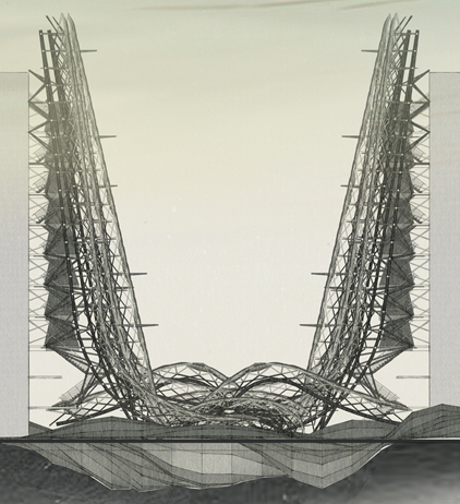 Work by Anggraeni, Azhar Bin Azmi, Chia Ping Howe Edwin, Liew Liewei Wesley, Neo Hwee Tat, Ren Tian, BA(Arch) Students at NUS, Year 4. Image Courtesy of http://www.arch.nus.edu.sg/gallery/