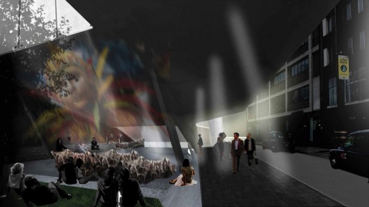 Second Place: Symbiotic Venue. Image Courtesy of London Cinema Challenge / Combo Competitions