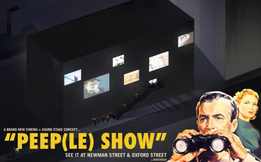 Third Place: Peep(le) Show. Image Courtesy of London Cinema Challenge / Combo Competitions