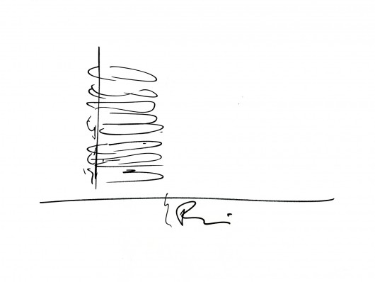 Sketch / Ben van Berkel. Image Courtesy of UNStudio