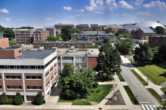 Aerial of UConn Campus. Image © Mark Mirko | Hartford Courant