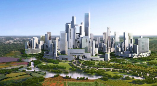 Tianfu Proposal, Chengdu, China. PHOTO CREDIT: Adrian Smith + Gordon Gill Architecture