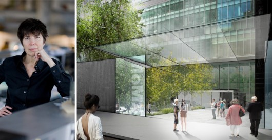 Image of Liz Diller / One of DS + R's early renderings of the MoMA expansion. Image © Iwan Baan / Courtesy of MoMA