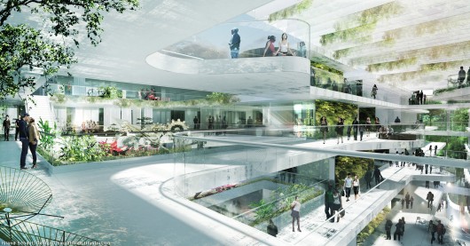 Island School, Design Competition Illustration. Image © schmidt hammer lassen