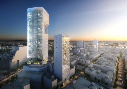 Reforma Towers. Image © Richard Meier & Partners