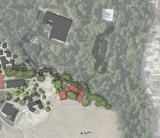 Project site in red. Image © UCSC