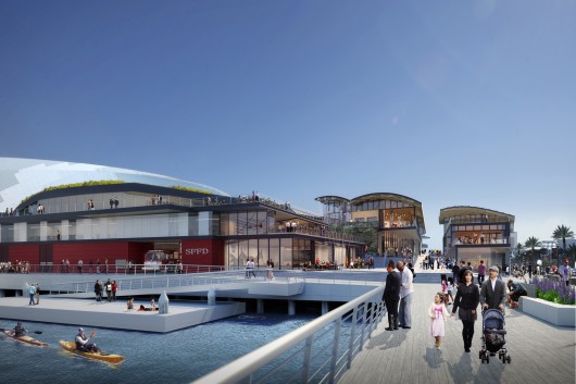 Version 3.0: Embarcadero Looking; Rendering by steelblue. Image © Snøhetta