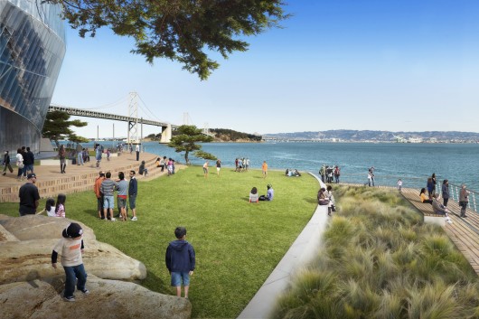 Version 3.0: Grass Beach; Rendering by steelblue. Image © Snøhetta