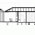 Cross Stitch House / FMD Architects Longitudinal Section