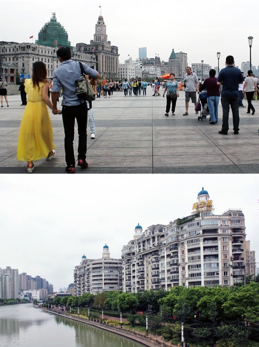 The Bund and its real estate. Image © Pier Alessio Rizzardi