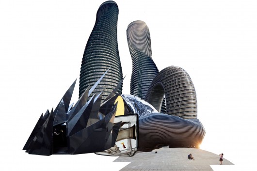 Collage of Ma Yansong architecture. Image © Pier Alessio Rizzardi