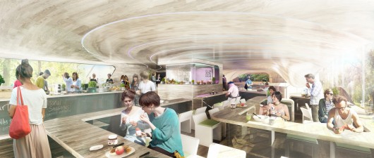 Kitchen. Image Courtesy of GRAFT Architects