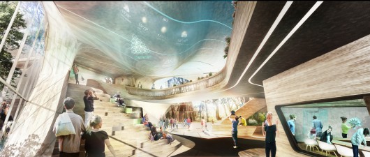 Lobby. Image Courtesy of GRAFT Architects