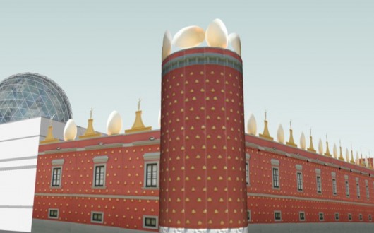 Salvador Dalí Museum / Created by OnO. Image Courtesy of Trimble