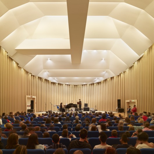 Paper Concert Hall L'Aquila. Image © Didier Boy de la Tour
