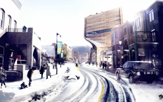 The original design for the Kimball Art Center. Image Courtesy of Bjarke Ingels Group (BIG)