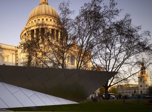 Sight lines to St Paul's Cathedral are the most fervently protected views in London. Image Courtesy of Make Architects