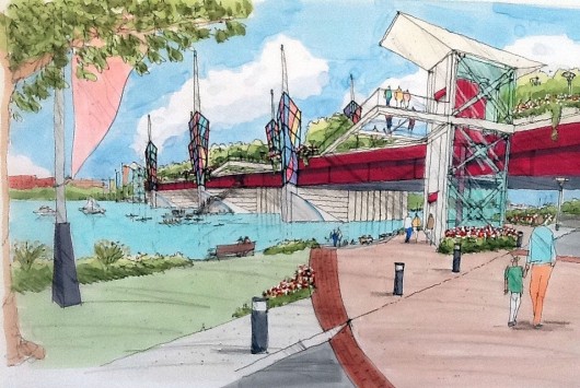 Artist Rendering. Image Courtesy of THEARC