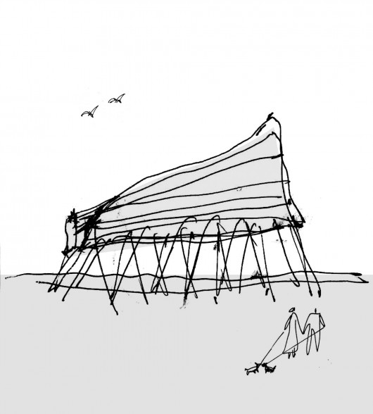 SuralArk Sketch. Image Courtesy of Austin + Mergold