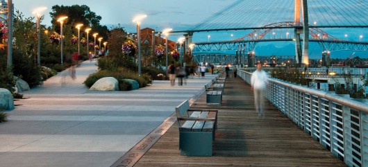 Westminster Pier Park, New Westminster, British Columbia, by PWL Partnership Landscape Architects Inc. / Courtesy of PWL Landscape Architects Inc.