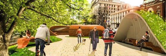 Collaborative Exercise: An Architecture of Civility, Toronto, Ontario, Ryerson University (Department of Architectural Science and George T. Kapelos, FRAIC, MCIP, Coordinator) / Courtesy of Ryerson University Department of Architectural Science