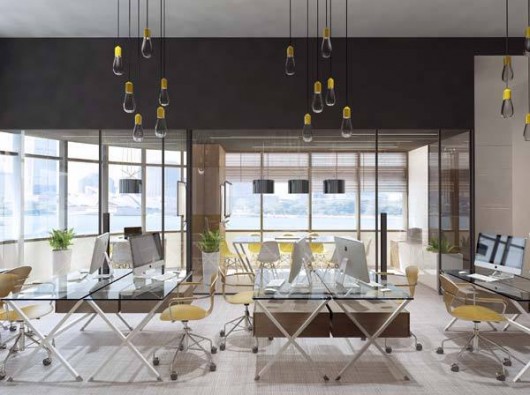 Competition: Office Design for Startup, Singapore. 1st Prize: Cristian Traistaru, Romania. Image Courtesy of Cristian Traistaru