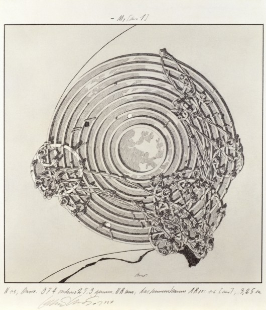 Concentric Field. Image Courtesy of Estate of Lebbeus Woods