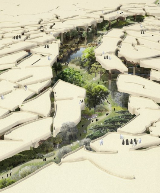 Fractured Desert . Image © Heatherwick Studio