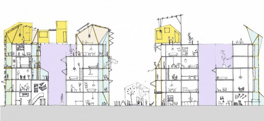 The additions and internal changes result in a building with a much wider variety of spaces. Image Courtesy of Improvistos Nunca Vistos (María Tula García Méndez & Gonzalo Navarrete Mancebo)